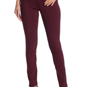 AG Adriano Goldschmied Women's Burgundy Jeans